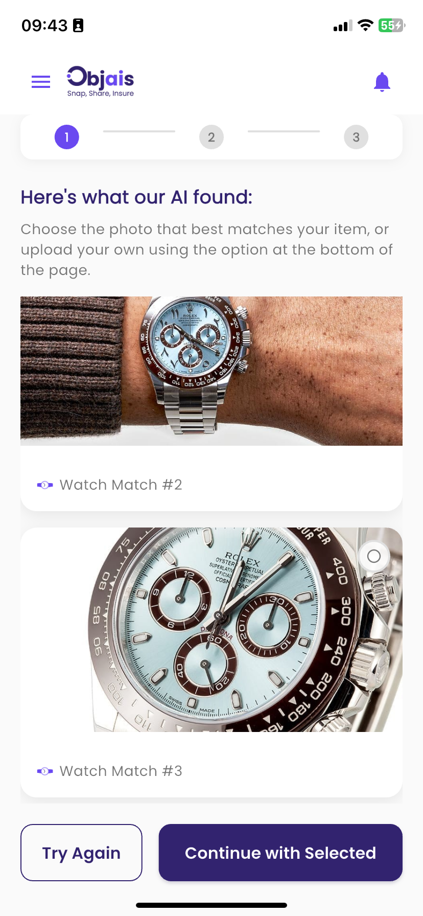 Here's what our AI found — choose your match